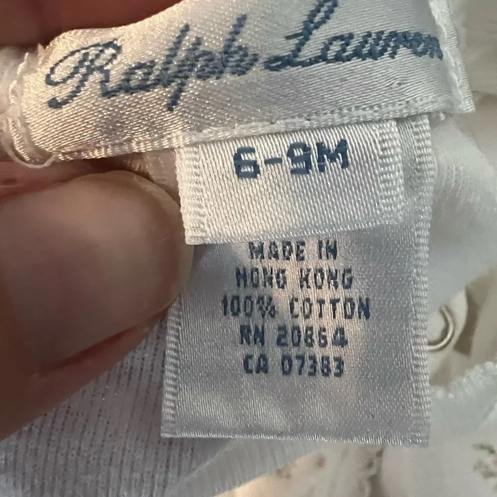 Ralph Lauren Girls Sleeper Size 6-9m